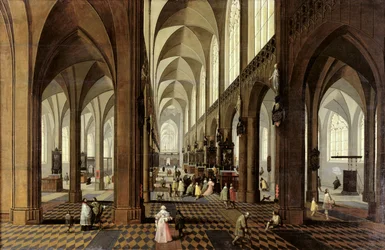Interior of Antwerp Cathedral